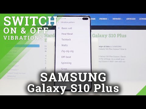 How to Enter Vibration Settings in Samsung Galaxy S10 Plus - Personalize Vibration