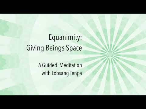 Equanimity: Giving Beings Space | Guided meditation