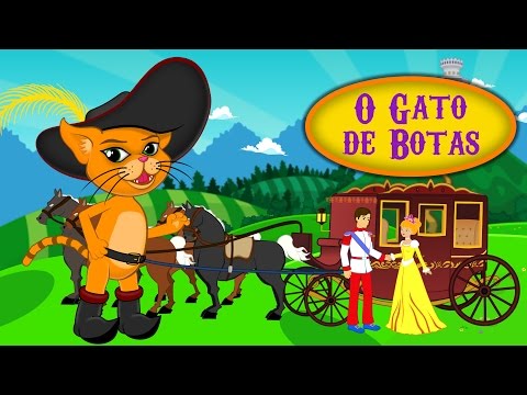 O Gato de Botas -  Historia completa - Desenho animado infantil com Os Amiguinhos