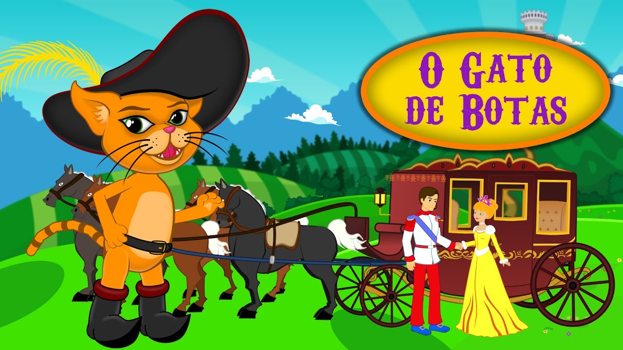 O Gato de Botas - Historia completa - Desenho animado infantil com Os Amiguinhos