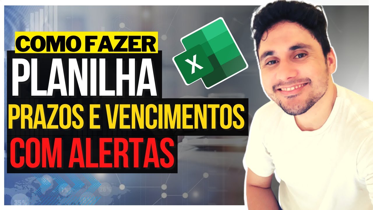 Como Fazer Planilha com Prazos de Vencimentos e Alertas no EXCEL PASSO A PASSO
