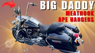 100% Plug In Ready Dominator Industries Big Daddy 1 ½" Meathook Ape Hangers