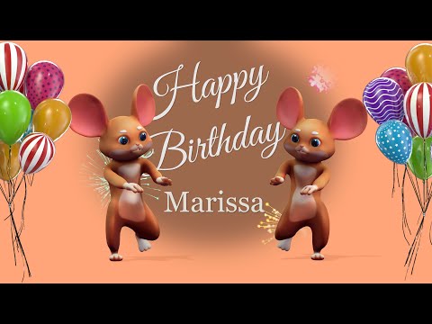 🎉 Happy Birthday Marissa 🎉 Happy Birthday to you Song with Name Marissa in the Video and Song