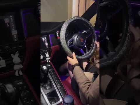 Чехол на руль со стразами SteeringCover, Ø 36 38 см, белый - фото 1 - id-p2693556472