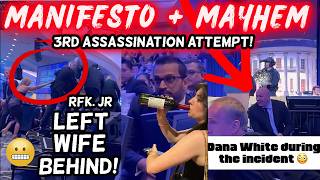 🔴 FULL MANIFESTO + CHAOS: Kash Patel Ducking, RFK Jr Leaves Wife, Woman Chugs Wine at WHCD