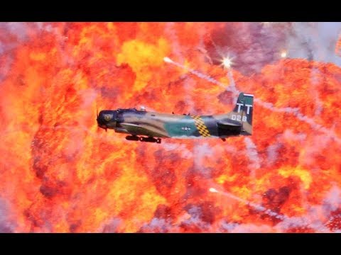 TJD WW2 DISPLAY TEAM - PYROTECHNICS / FIREWORKS DISPLAY AT SOUTHERN MODEL SHOW - 2017