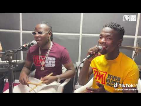 Guardian angle &Deus derrick performing Nimependa live 🙏🎙️