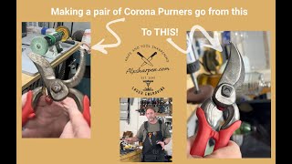 Bringing a Rusty Pair of Corona Pruners back to life! & Ken from Gochifix got us a nice discount.