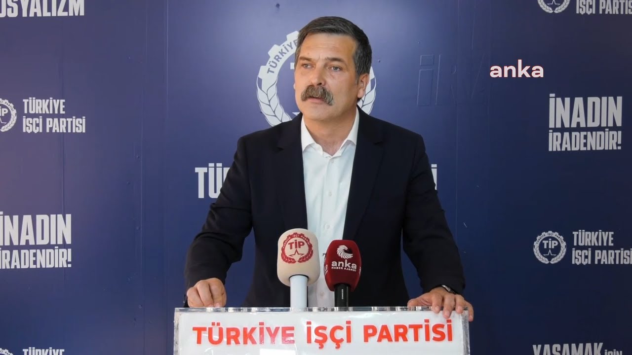 TİP Genel Başkanı Erkan Baş, açıklama yapıyor / İstanbul #Canlı