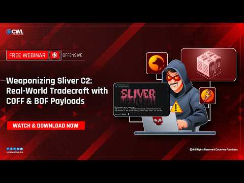 Weaponizing Sliver C2 | Real-World Red Team Tradecraft with COFF & BOF Payloads Webinar