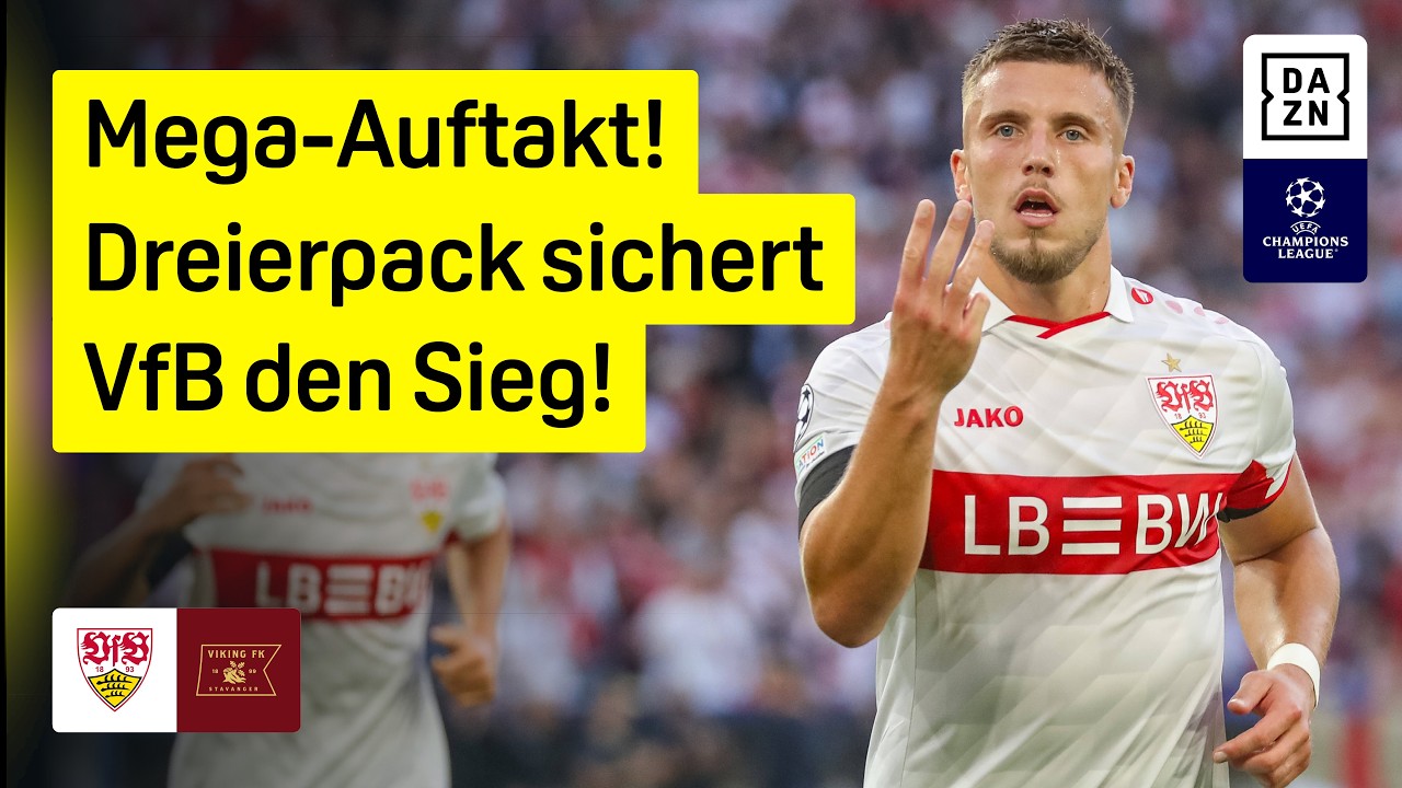 VfB Stuttgart 3 - 1 Viking FK highlights