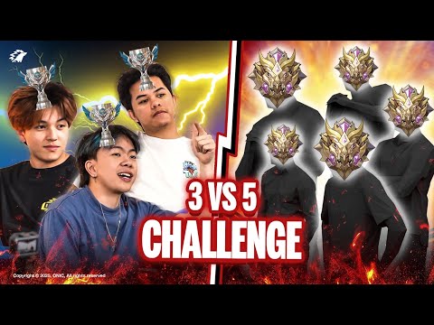 5 MYTHIC INI MASIH KALAH SAMA TRIO MID INI?? -  3 VS 5 Challenge