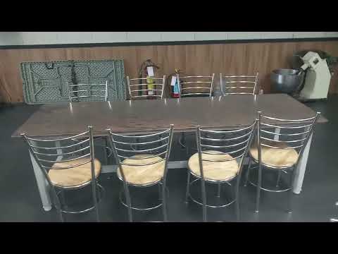 Granite top sr kitchen 8seater dining table with chairs