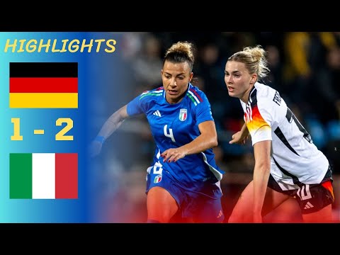 Germany vs Italy | Women's International Friendly - Highlights & Goals 2024