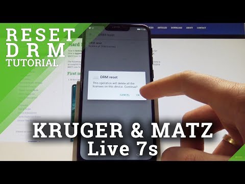 How to Remove DRM from KRUGER & MATZ Live 7s - Reset Certificates