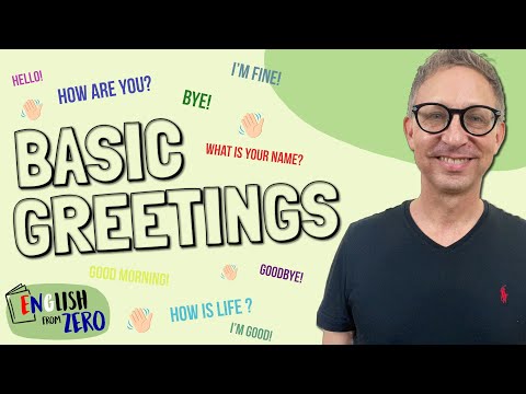 Learn Basic English Greetings – How to Greet Someone for the First Time | Beginner Speaking Practice