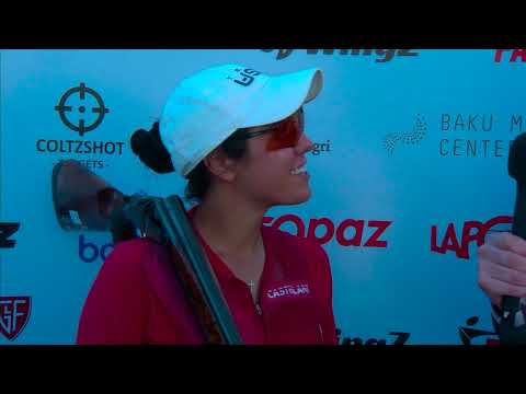 Interview Dania Jo VIZZI (USA) Silver Medal Skeet Women - 2023 Baku (AZE) - ISSF World Championship