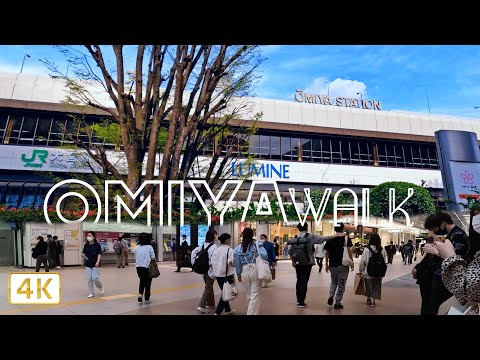 [4K] Japan Walk | Omiya Cinematic Walk Tour | Saitama