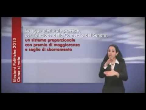 Elezioni politiche 2013: come si vota