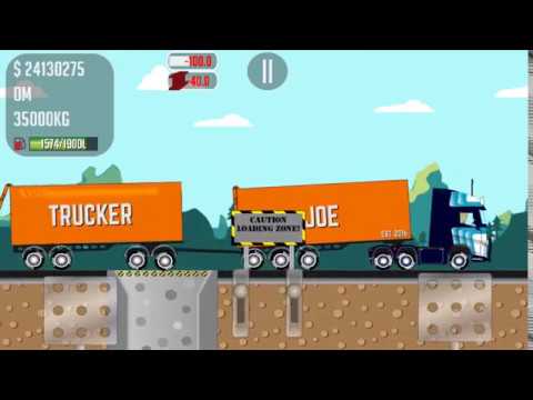 The game about trucker Joe is carrying a steel truck to a printing house