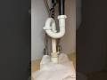 Removing ILLEGAL S Trap Bathroom Sink Drain Replacement #shorts #plumber #plumbing #asmr
