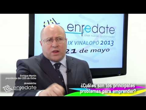 Entrevista a Enrique Martn en Enrdate Elx-Baix Vinalop 2013 