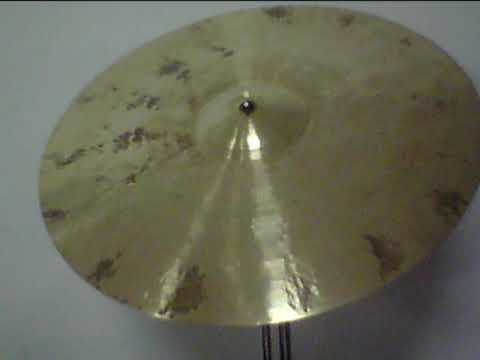 20,5" 1970g Mattia Bourgis handmade jazz cymbal with  rivets