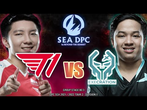 TEAM T1 VS EXECRATION  - DPC SEA TOUR 2 DIVISION 1 - XEPHER KEEPER OF THE LIGHT DANCING !!