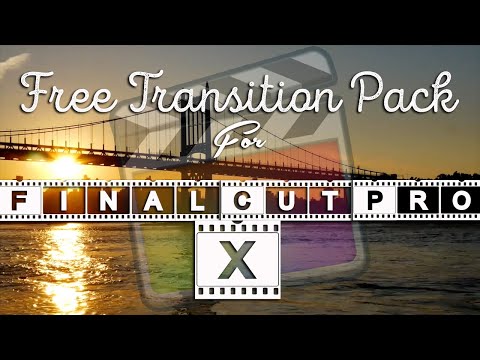 Free Transition Pack For Final Cut Pro X || Final Cut Pro X Tutorials ||
