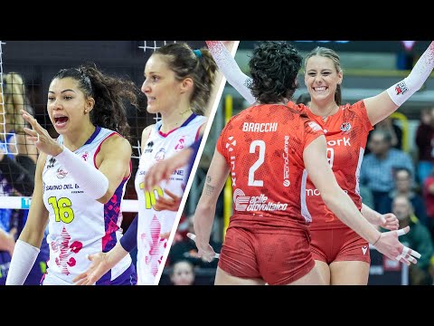 ALL "MEGA RALLY" of the match Scandicci - Busto Arsizio | Lega Volley Femminile 2023/24