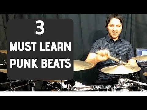 3 Punk Rock Beats Every Drummer Must Know - Drum Lesson