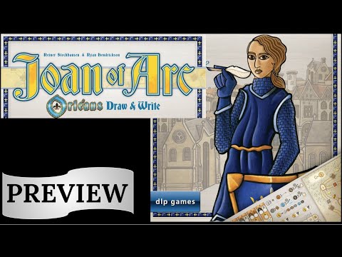 Joan of Arc Orléans Draw & Write: Preview (GAMA Expo 2023)