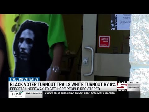 VIDEO: Black voters turn up to the polls nearly 10 percent less than white voters