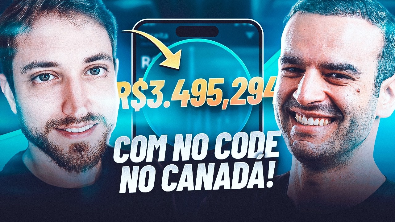 DEV NO CODE ganhando em dólar no Canadá (morando no Brasil) - JOÃO COELHO