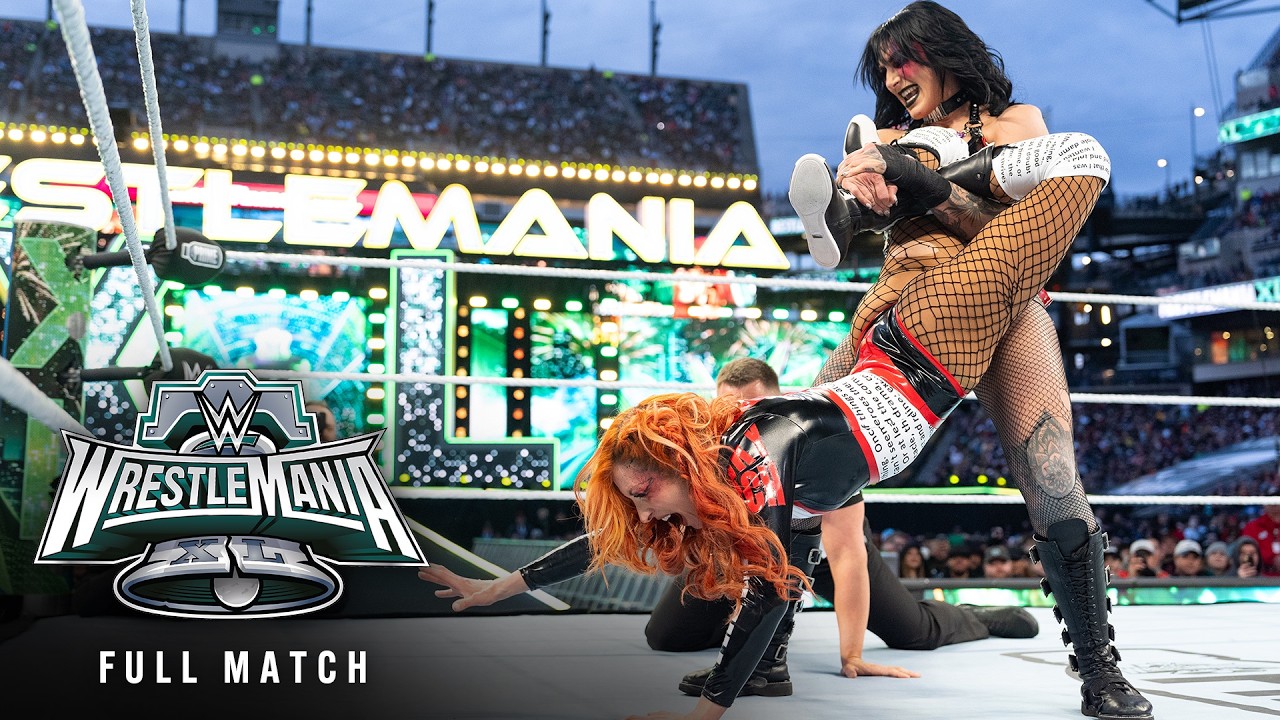FULL MATCH: Rhea Ripley vs. Becky Lynch | Women's World Title Match: WrestleMania XL Saturday