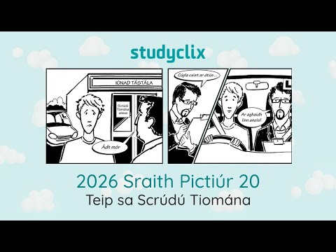 2026 Sraith Pictiúr 20 - Teip sa Scrúdú Tiomána | LC Irish Orals Picture Stories ☘️