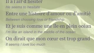 Céline Dion - &quot;D&#39;amour ou d&#39;amitié&quot; (ENGLISH TRANSLATION)