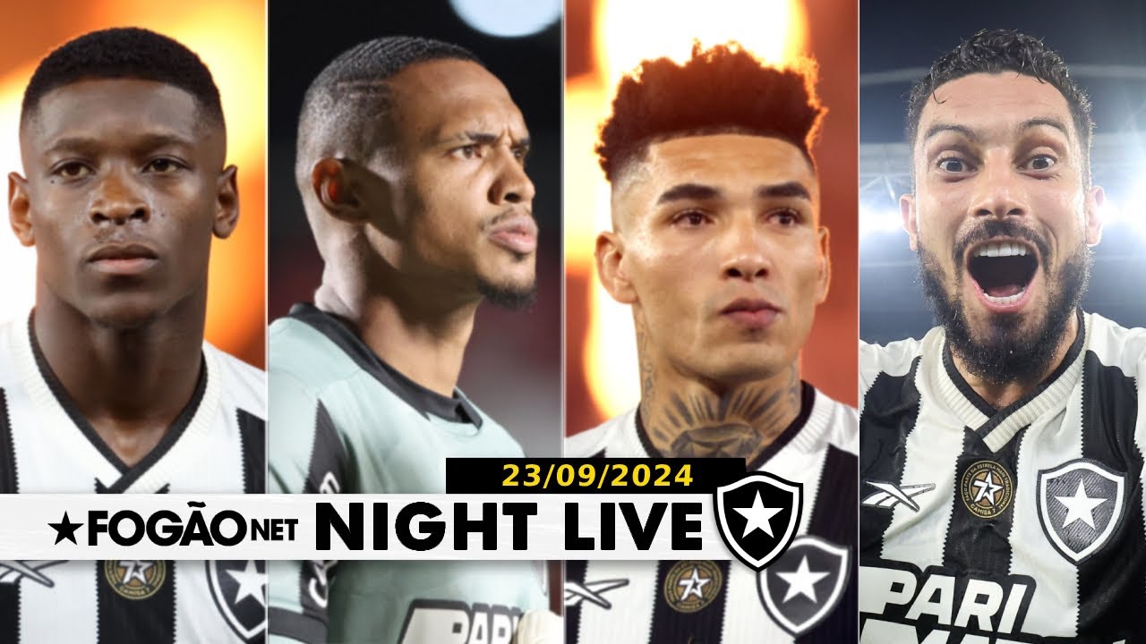 NIGHT LIVE | Botafogo tem quatro jogadores na pré-lista da Seleção; Júnior Santos voltando?