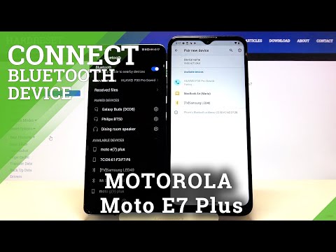 How to Connect MOTOROLA Moto E7 Plus with Another Device Using Bluetooth