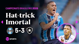 GRÊMIO 5X3 BOTAFOGO | MELHORES MOMENTOS | BRASILEIRÃO 2026