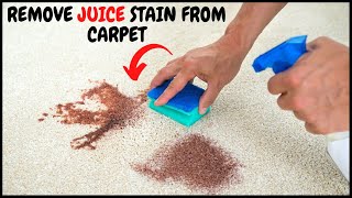 How to Get Juice Stains Out of Carpet | House Keeper
