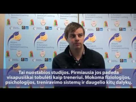 Europos krepšinio trenerių magistrantūros studijų pirmoji laida sparčiai juda link diplomų
