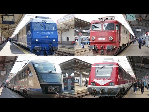[Bucureşti Nord] Trains in Bucharest / ルーマニア ブカレスト北駅を発着する列車
