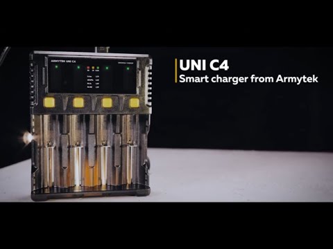 Review of smart Armytek charger with 4 channels