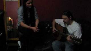 Ashley Rogers & Matt Anderson - 'Hallelujah' Backstage At The Vanguard, Newtown 17/11/10