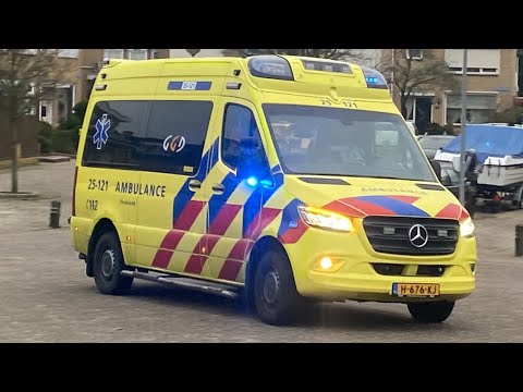 A1 | 25-119 en 25-121 met spoed naar het ziekenhuis