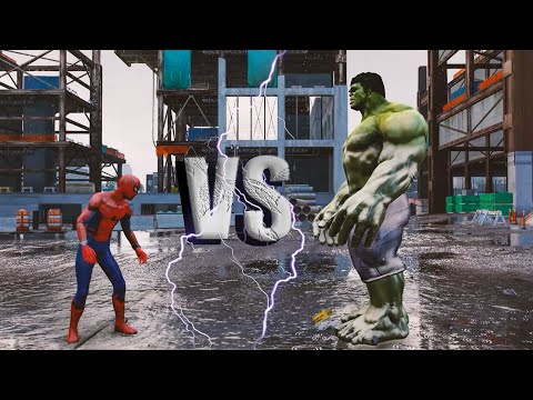 BIG HULK VS SPIDER-MAN | SUPER EPIC BATTLE