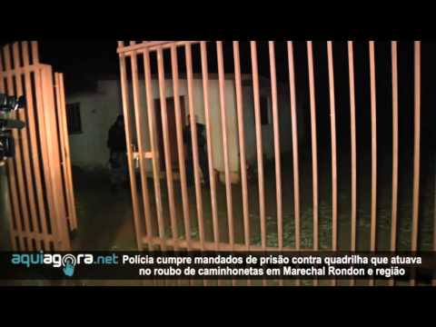 AquiAgora.net - Polícia cumpre mandados de prisão contra quadrilha que atuava no roubo de caminhonet