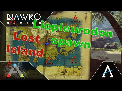 ARK Lost Island Liopleurodon spawn Location - 5 Liopleurodon spawn location - mit GPS Koordinaten