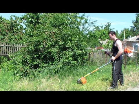 Видео Мотокоса FORTE БМК-2400 Power Line в работе